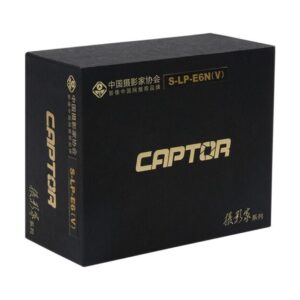 Captor LP-E6 Battery Charger – Fast & Safe DSLR Camera Charger