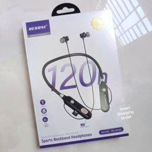 RECRSI RE-NH02 Bluetooth 5.3 TF Card Supported LED Display Wireless Neckband Earphone