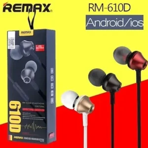 Orginal Remax RM 610D In-Ear Headphone