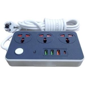 Maxline ML-804 4 USB Fast Charging Multiplug Power Strip
