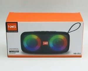 V8 Transparent RGB Light NB-051 Bluetooth 5.0 Portable Wireless Speaker